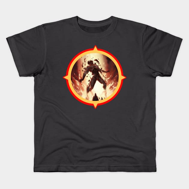 Pyromancer Eruption Logo Kids T-Shirt by Gamers Gear